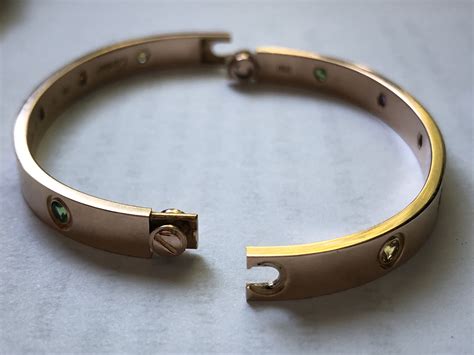 cartier love bracelet no screw.